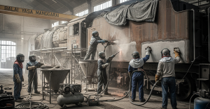 Jasa Sandblasting Kereta Profesional & Berpengalaman