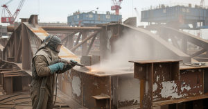 Jasa Sandblasting Baja Offshore | Kuat & Tahan Lama