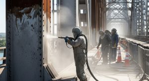 Jasa Sandblasting Struktur Jembatan