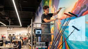 Jasa Seni Mural Retail Store: Solusi Visual untuk Toko Modern