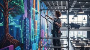 Jasa Seni Mural Kantor