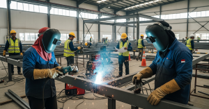 Jasa Welding Mezzanine Pabrik | Kontraktor Profesional