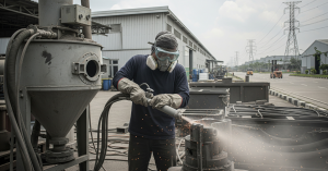 Jasa Sandblasting Kawasan KIIC Karawang Profesional