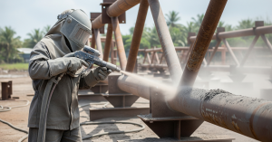 Jasa Sandblasting Toli-Toli – Pembersihan & Coating Profesional