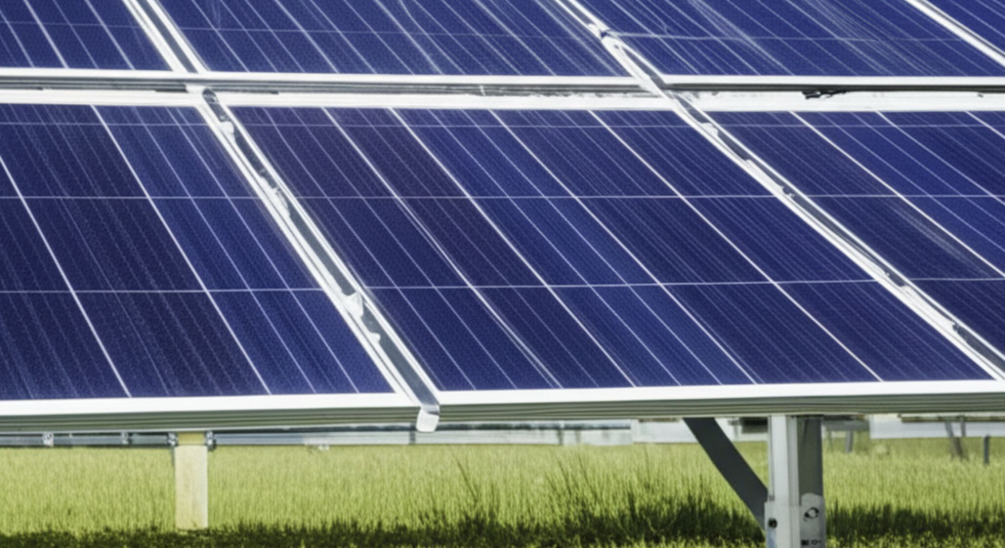 Proses jasa sandblasting panel surya untuk membersihkan rangka mounting dari karat