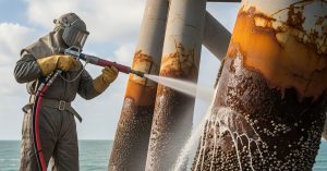 Jasa Water Blasting Offshore