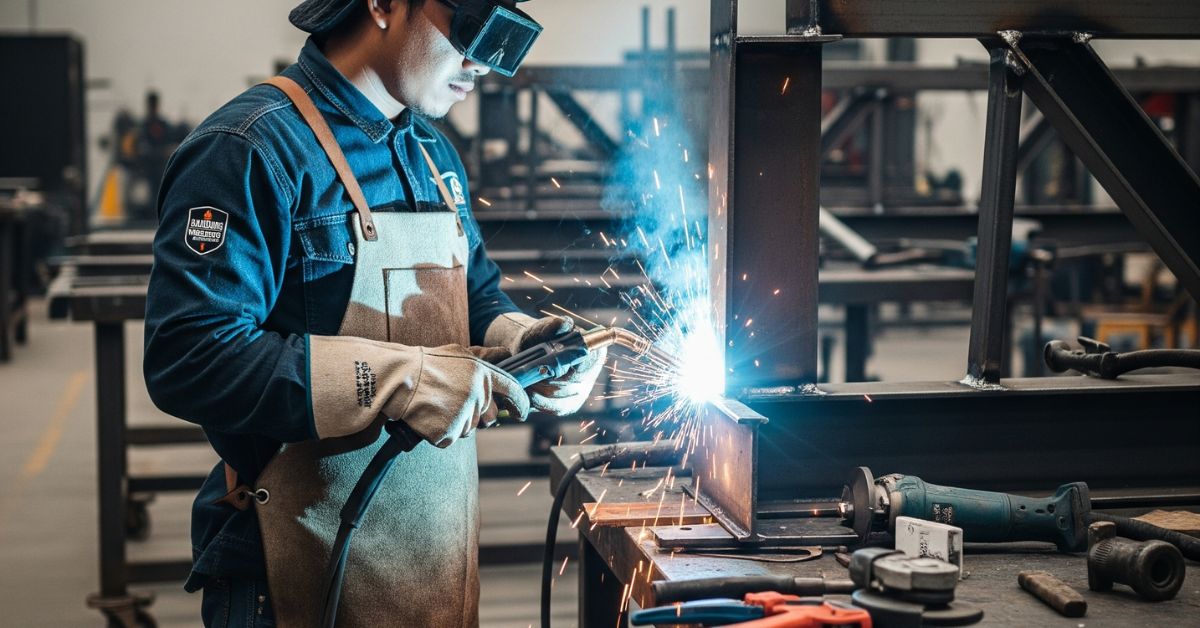 Jasa welding Bandung untuk proyek konstruksi baja dan fabrikasi logam dengan welder bersertifikat"