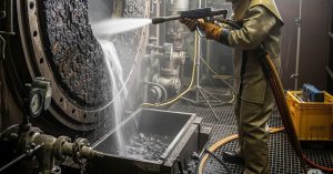 Jasa Wet Blasting Power Plant