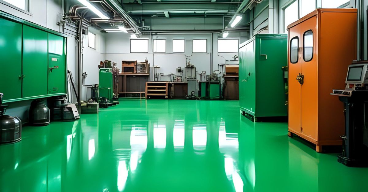 jasa aplikator epoxy lantai jakarta Utara oleh PT. Eltama Prima Indo