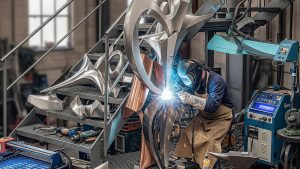 Jasa Pengelasan Tangga & Platform Area Kerja