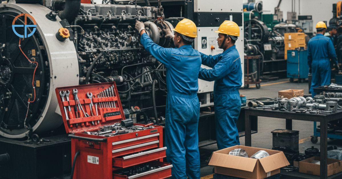 Overhaul genset Tangerang dengan penggantian komponen utama
