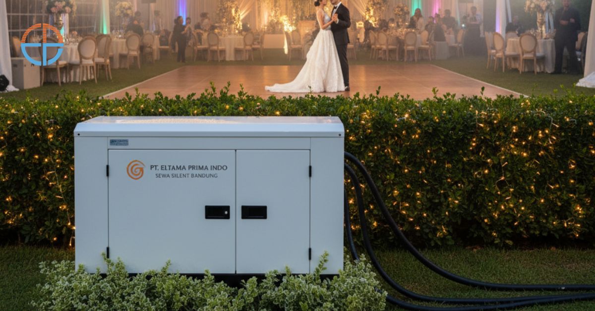 Genset silent Bandung untuk acara pernikahan dan event yang membutuhkan listrik tanpa kebisingan.
