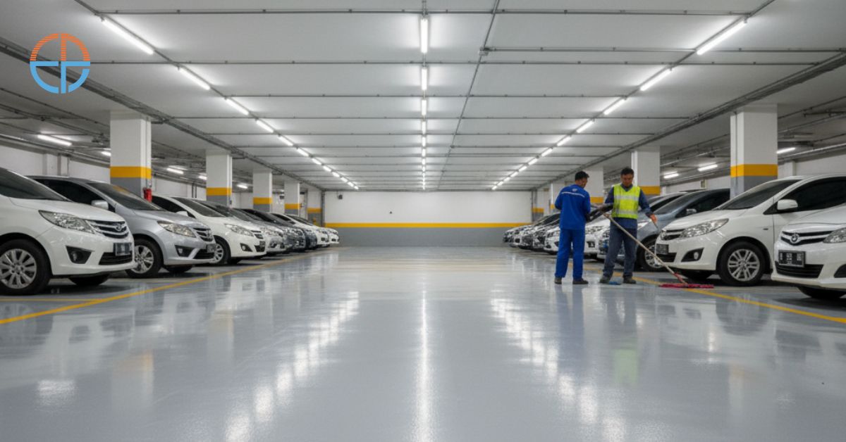 Epoxy lantai murah di Jogja dengan hasil profesional