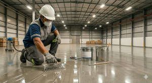 Solusi Permanen Jasa Epoxy Clear Coating Aceh untuk Lantai Beton Industrial