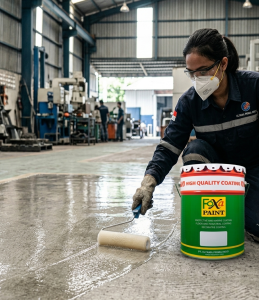 Jasa Epoxy Clear Coating Makassar Solusi Perlindungan Lantai Industri Transparan